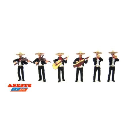 MARIACHIS DE NEGRO ANESTE 4460 ESCALA  H0