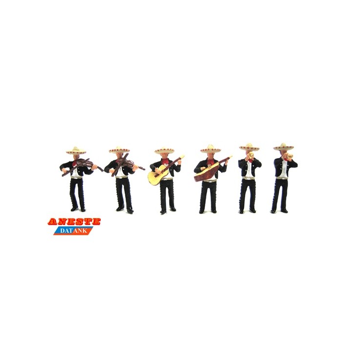 MARIACHIS DE NEGRO ANESTE 4460 ESCALA  H0