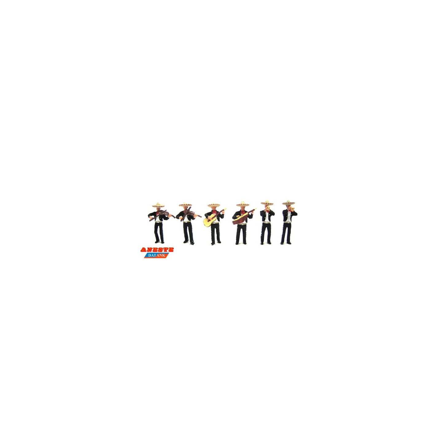 MARIACHIS DE NEGRO ANESTE 4460 ESCALA  H0