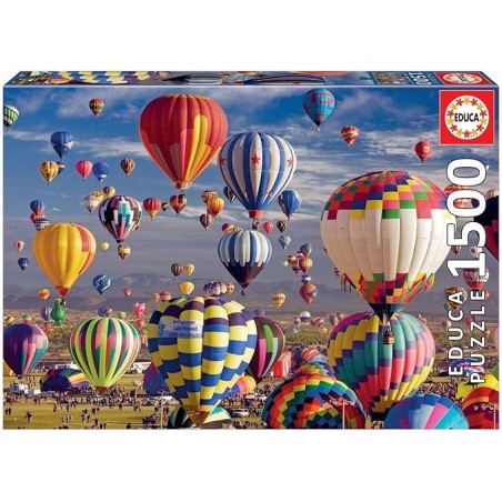 PUZZLE GLOBOS AEROSTATICOS 1500 PIEZAS EDUCA 17977