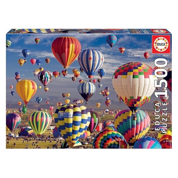 PUZZLE GLOBOS AEROSTATICOS 1500 PIEZAS EDUCA 17977