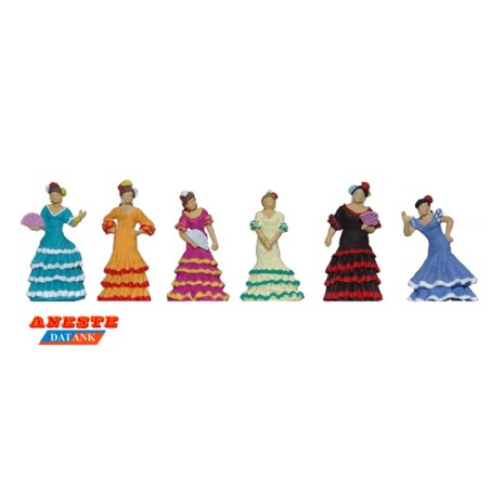 ANDALUZAS CON ABANICO ANESTE 4704 ESCALA  H0