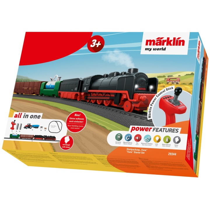 SET LOCOMOTORA DE VAPOR MARKLIN MY WORLD 29344