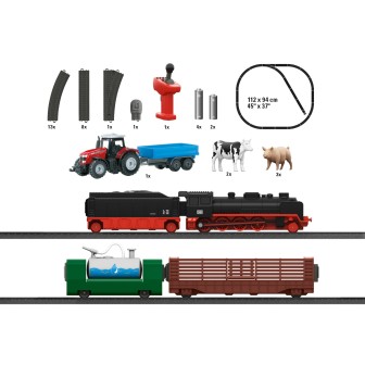SET LOCOMOTORA DE VAPOR MARKLIN MY WORLD 29344