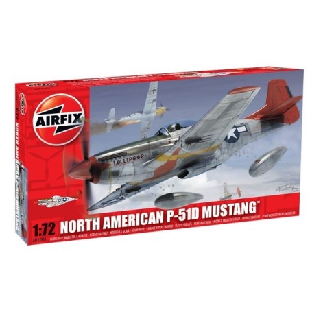 MUSTANG P-51D NORTH AMERICAN AIRFIX 1/72