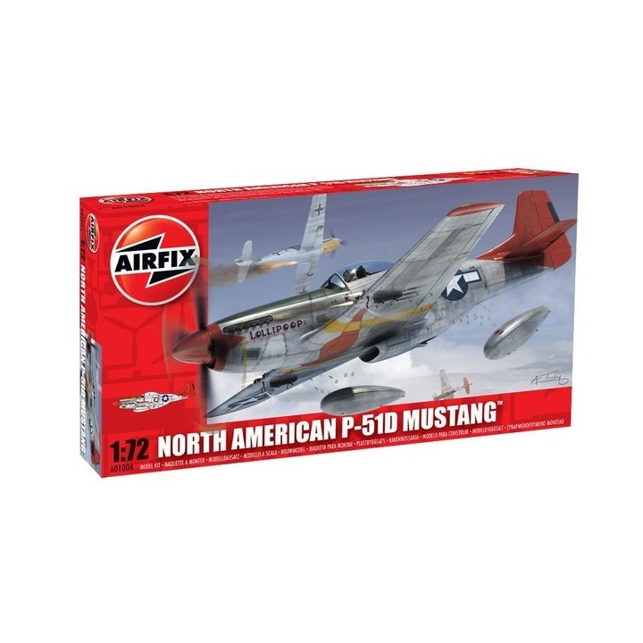 MUSTANG P-51D NORTH AMERICAN AIRFIX 1/72