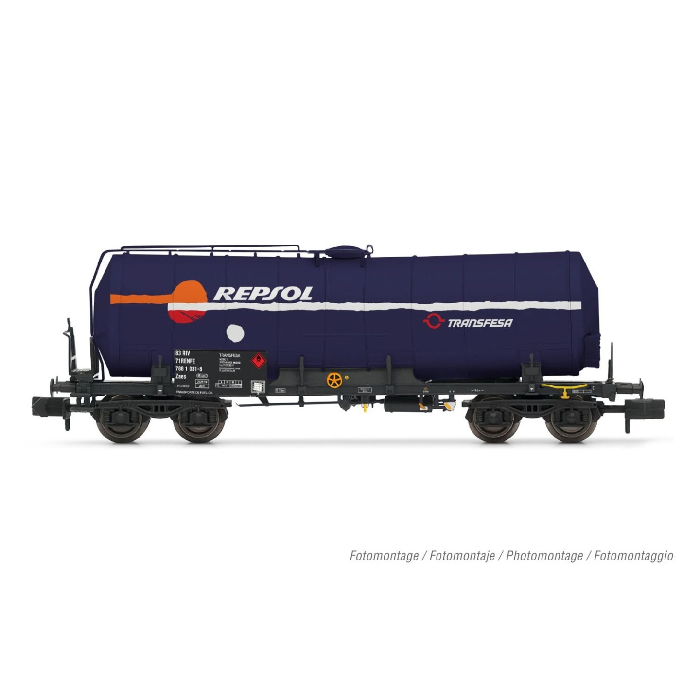 VAGON CISTERNA REPSOL ARNOLD HN6629 ESCALA N