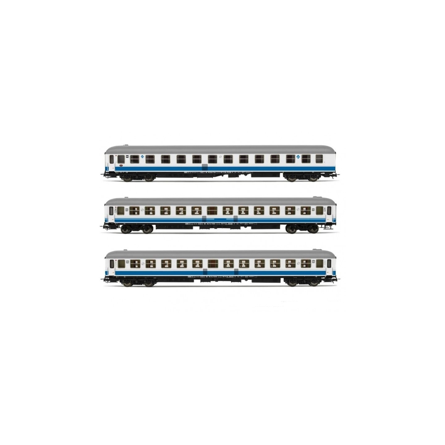 SET 3 COCHES CAMA ESTRELLA PICASO" "LARGO RECORRIDO" ELECTROTREN HE4019 ESCALA H0"