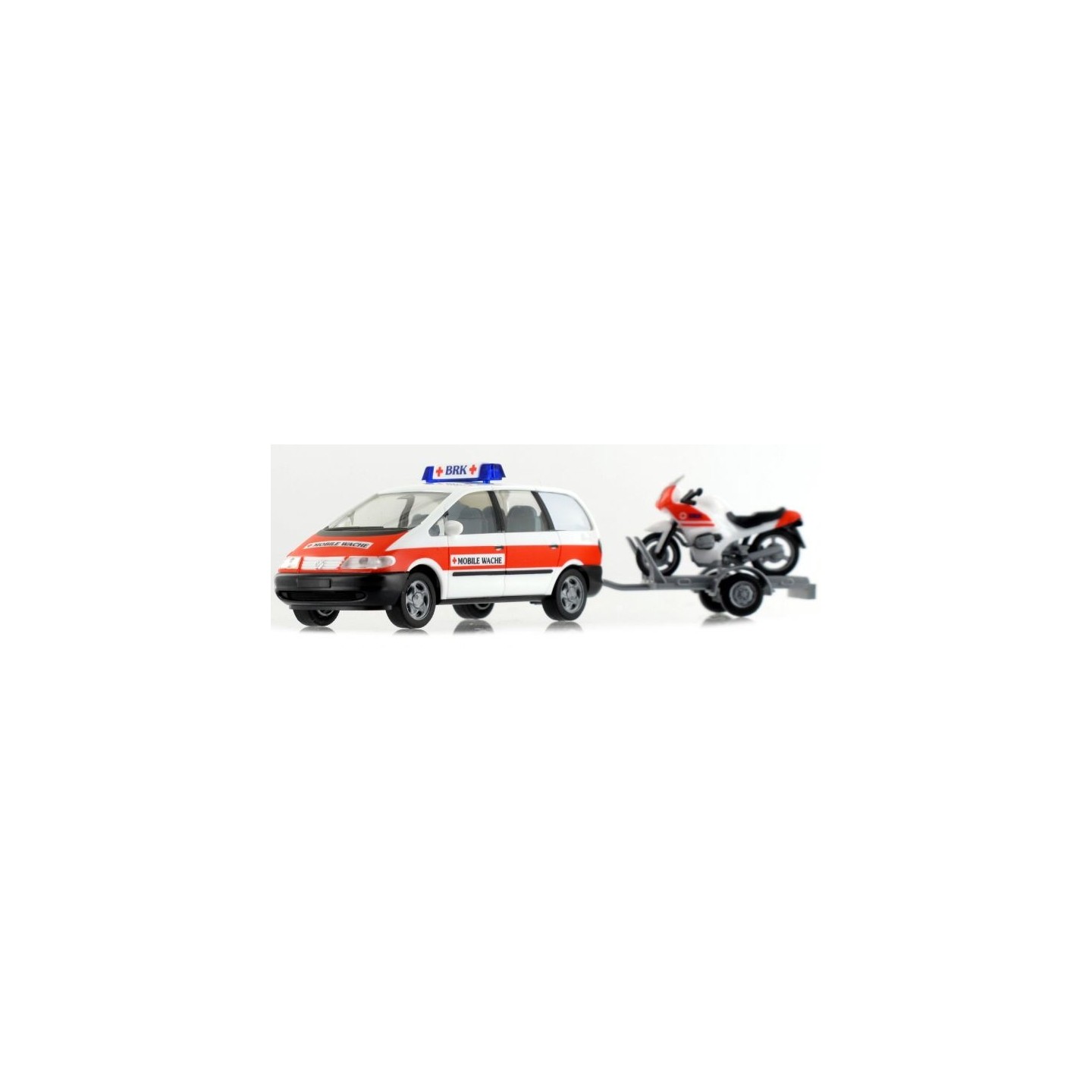 VOLKSWAGEN EMERGENCIAS CON REMOLQUE HERPA 043373 ESCALA H0