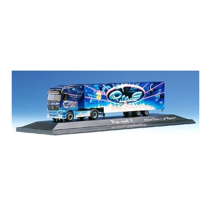CAMION MERCEDES ACTROS POP NACH 8" HERPA 187855 ESCALA H0"