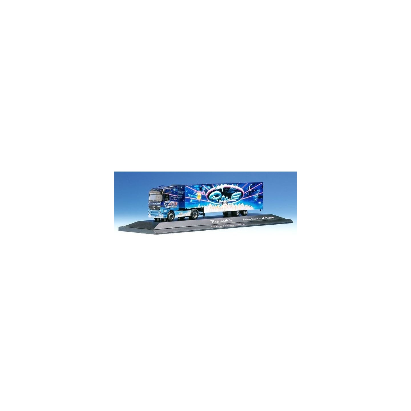 CAMION MERCEDES ACTROS POP NACH 8" HERPA 187855 ESCALA H0"