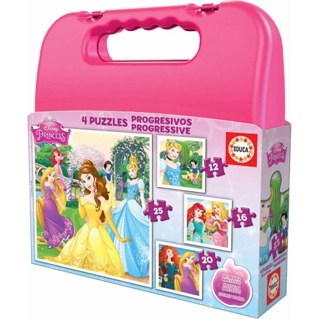 PUZZLE PROGRESIVO PRINCESAS DISNEY EDUCA 16508