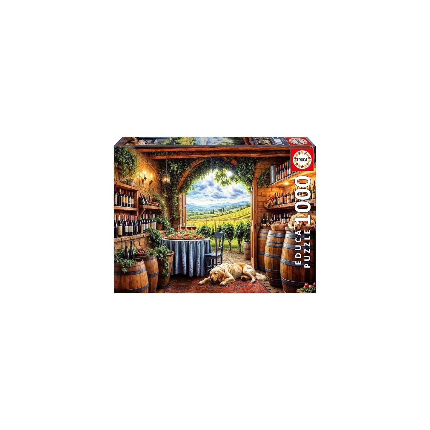 PUZZLE CANES ET VINUM 1000 PIEZAS EDUCA 20292