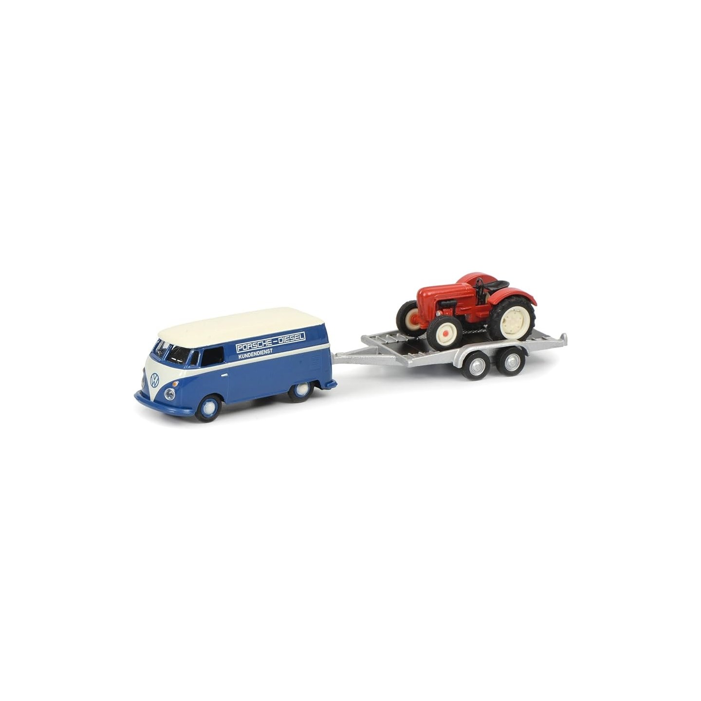 FURGONETA VW CON REMOLQUE Y TRACTOR SCHUCO H0