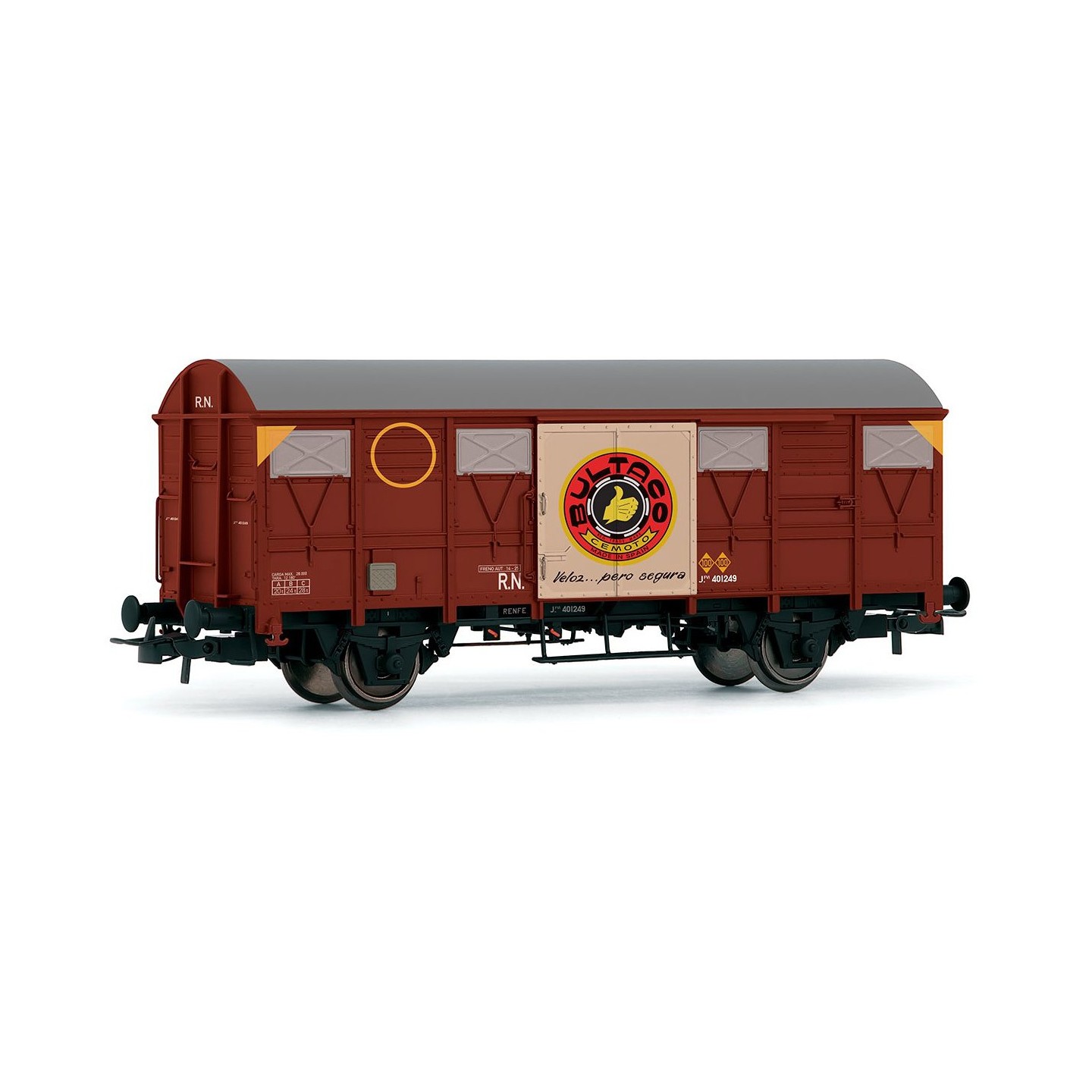 VAGÓN CERRADO J2 BULTACO" RENFE ELECTROTREN HE6071 ESCALA H0"