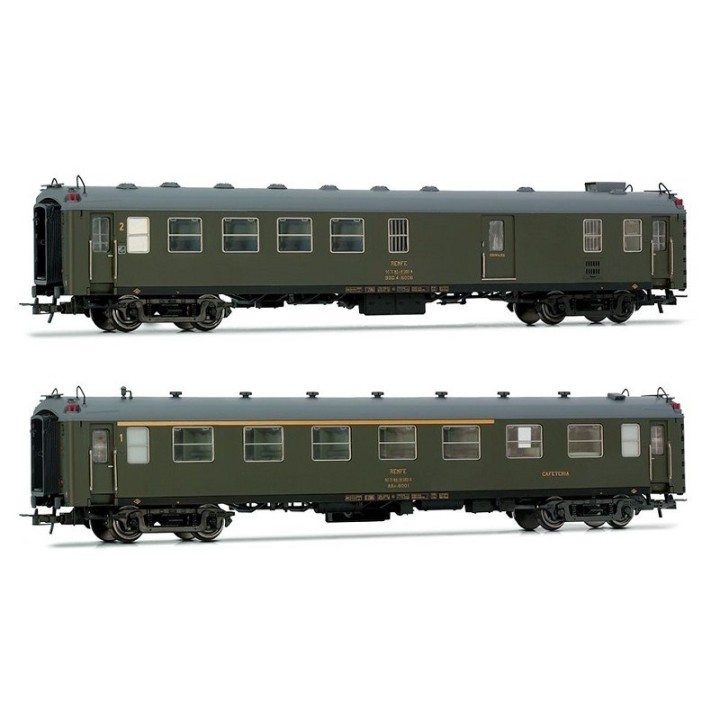 SET 2 COCHES 5000 RENFE ELECTROTREN HE4037 ESCALA H0