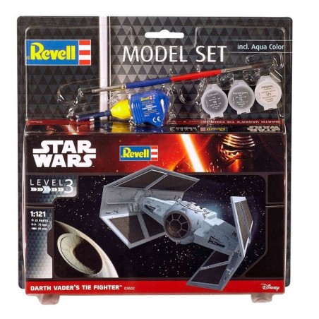 KIT CON PINTURAS TIE FIGHTER REVELL 63602 ESCALA 1/121