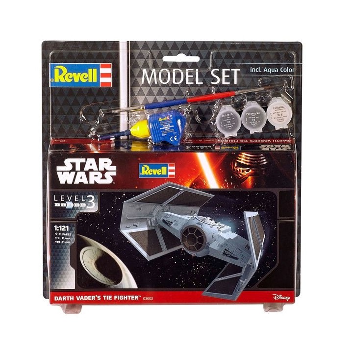 KIT CON PINTURAS TIE FIGHTER REVELL 63602 ESCALA 1/121