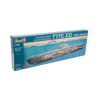 SUBMARINO ALEMAN TYPE XXI REVELL 1/144