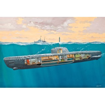SUBMARINO ALEMAN TYPE XXI REVELL 1/144