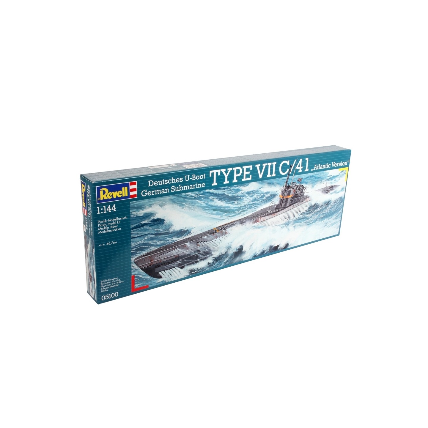 SUBMARINO ALEMAN TYPE VII C/41 REVELL 1/144
