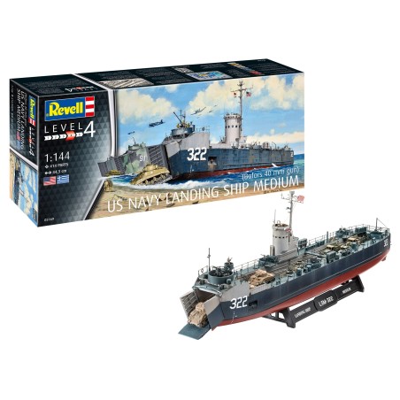 BARCO DE DESEMBARCO MARINA EEUU REVELL 1/144