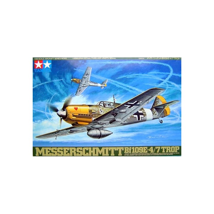MESSERSCHMITT BF109E TAMIYA 1/48