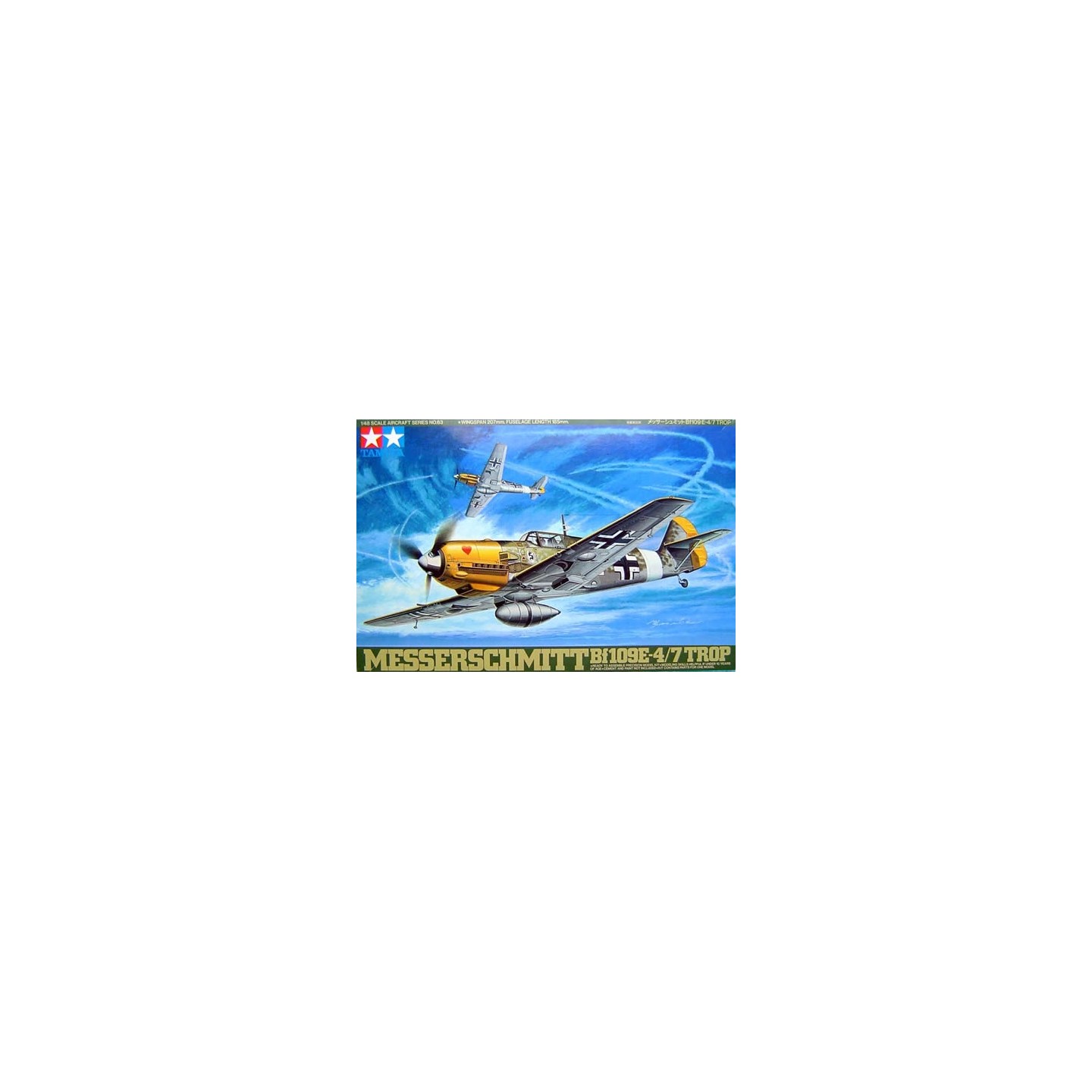 MESSERSCHMITT BF109E TAMIYA 1/48