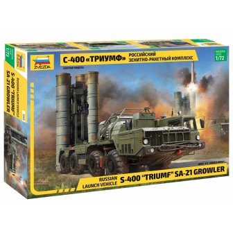 SISTEMA DE MISILES S-400 TRIUMF" ZVEZDA 1/72"