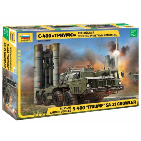 SISTEMA DE MISILES S-400 TRIUMF" ZVEZDA 1/72"