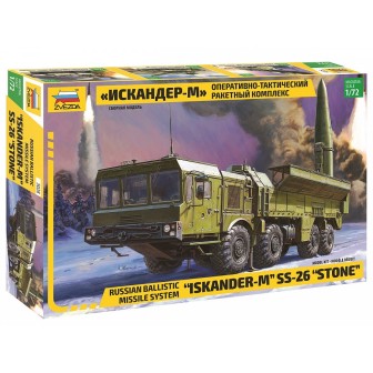 SISTEMA DE MISILES ISKANDER-M" SS-26 "STONE" RUSO ZVEZDA 1/72"