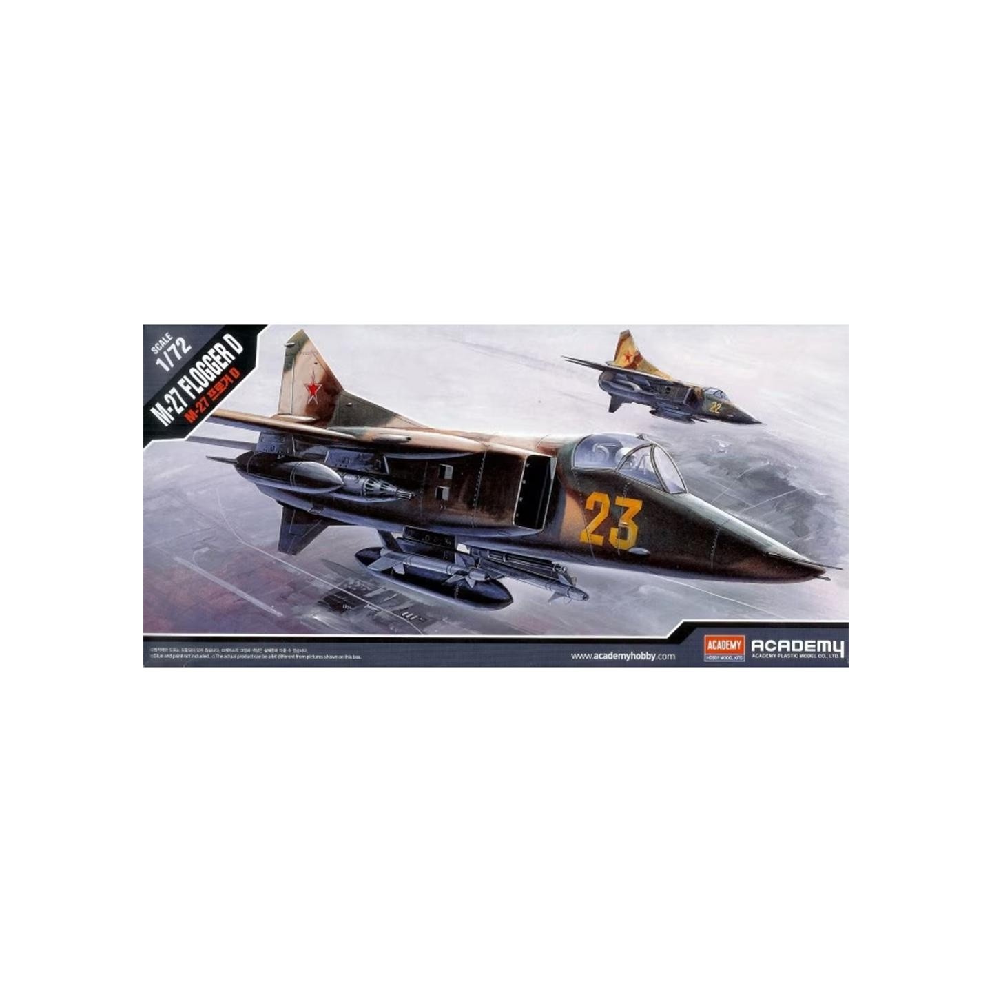MIG-27 FLOGGER ACADEMY 12455 ESCALA 1/72"