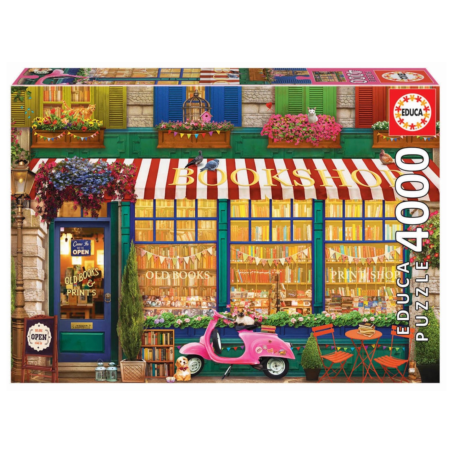 PUZZLE LIBRERIA VINTAGE 4000 EDUCA 185282