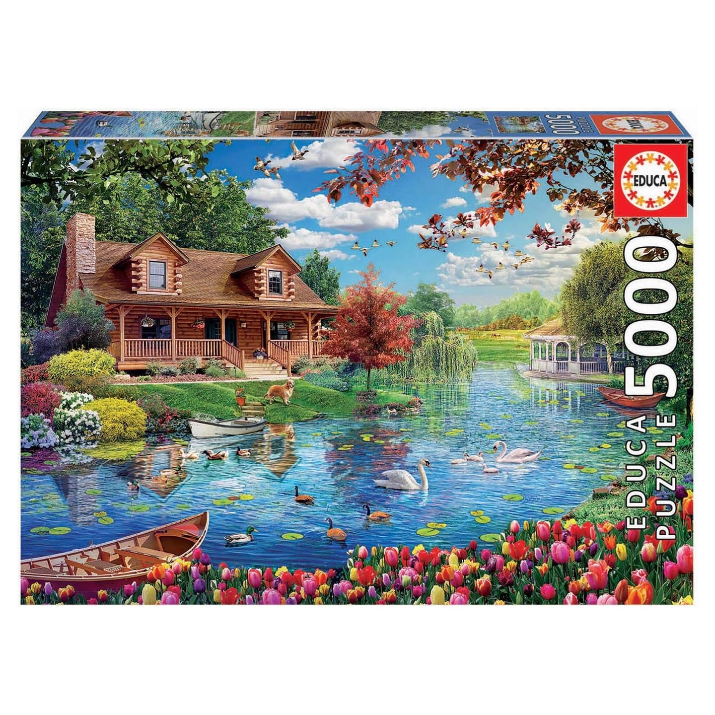 PUZZLE CASITA EN EL LAGO EDUCA 19056