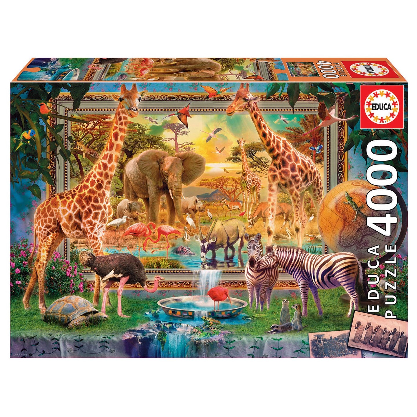PUZZLE VOLVIENDO DE LA SABANA 4000 EDUCA 19285