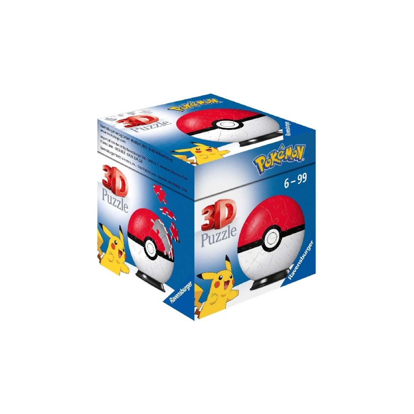 PUZZLE 3D POKEMON BALL RAVENSBURGER 11256