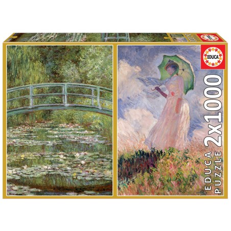 PUZZLECLAUDE MONET 2X1000 EDUCA 19270