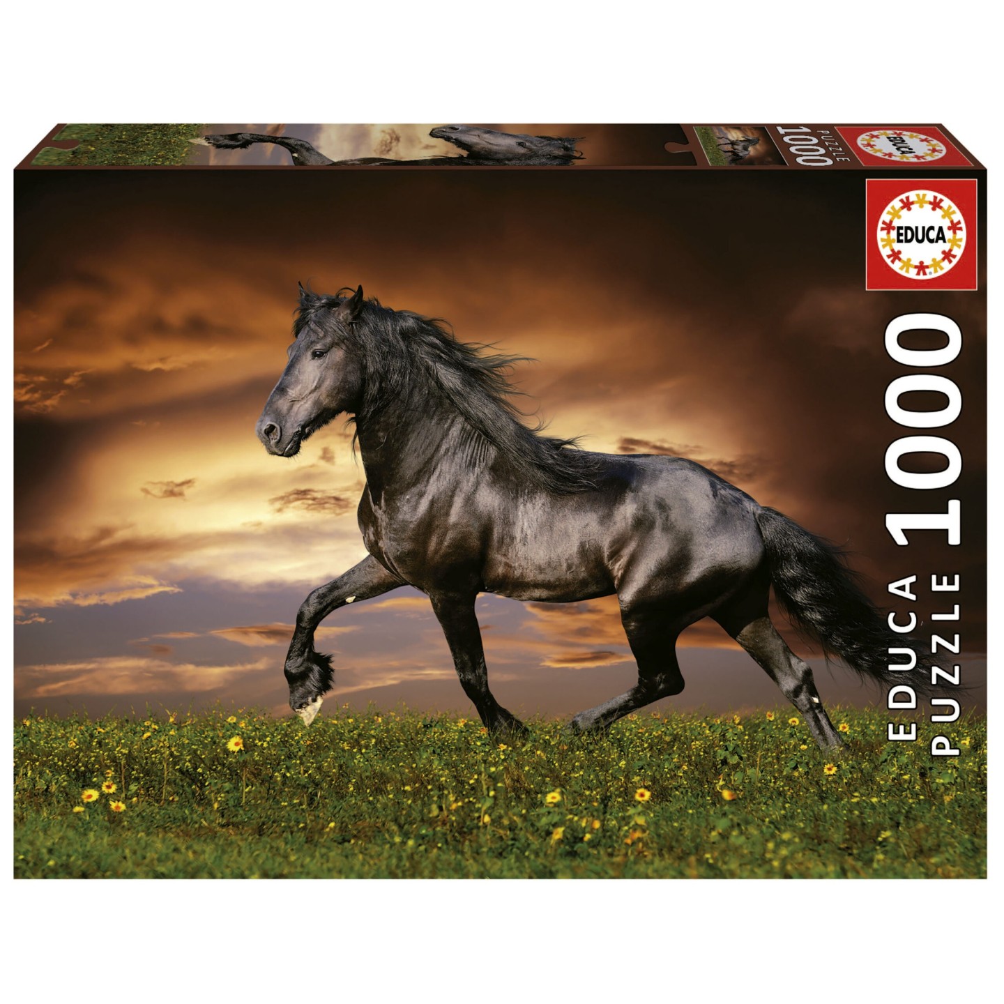 PUZZLE CABALLO AL TROTE EDUCA 1000 19555