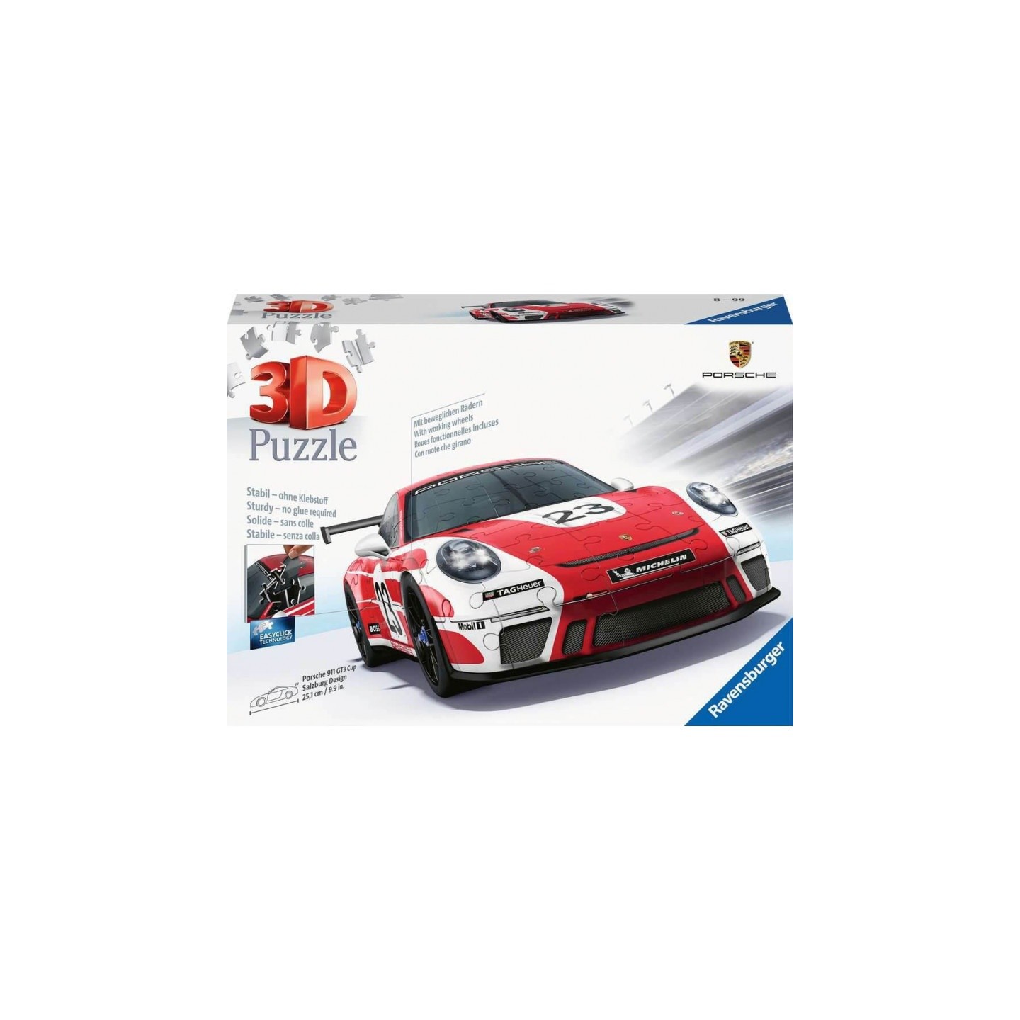 PUZZLE PORSCHE 911 3D RAVENSBURGER 11558