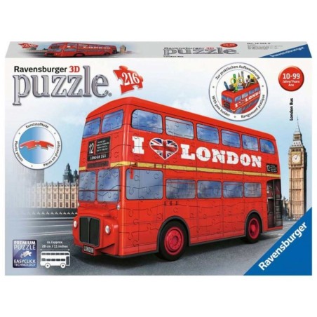 PUZZLE LONDON BUS 3D RAVENSBURGER 12534
