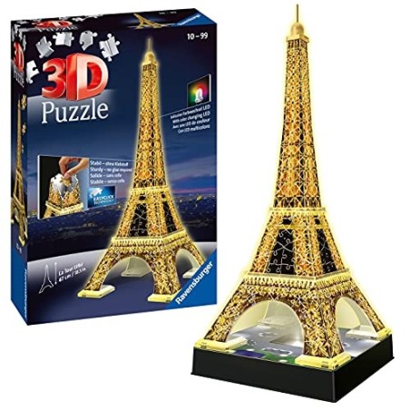 PUZZLE TORRE EIFFEL NIGHT 3D RAVENSBURGER 125791