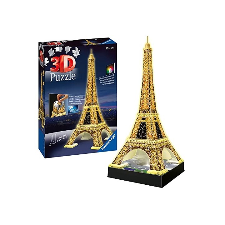 PUZZLE TORRE EIFFEL NIGHT 3D RAVENSBURGER 125791