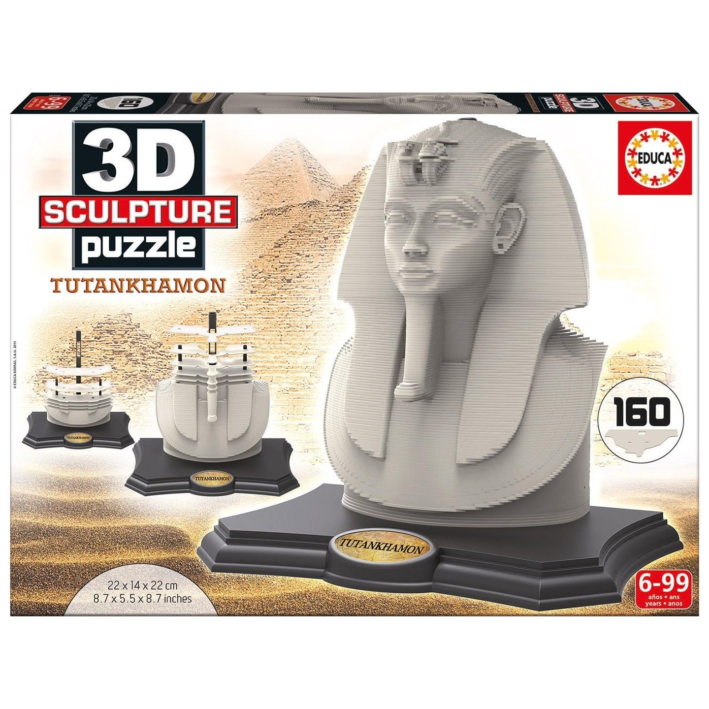 PUZZLE TUTANKHAMON 3D EDUCA 16503
