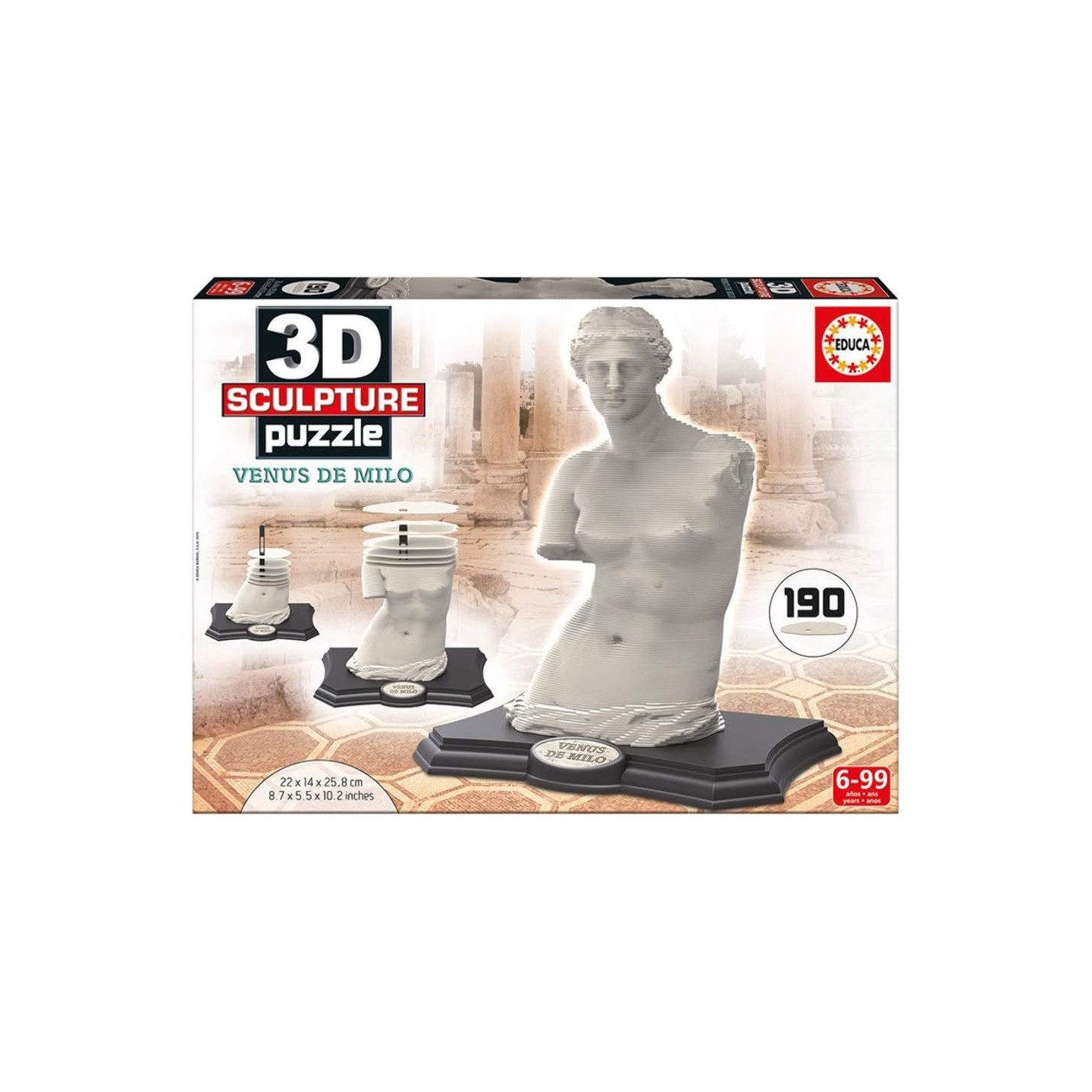 UZZLE VENUS DE MILO 3D EDUCA 16504