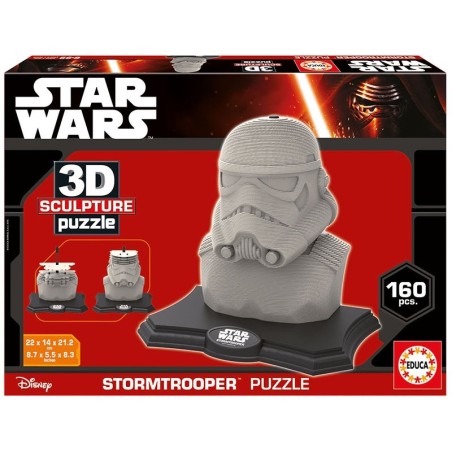 PUZZLE STORMTROOPER STAR WARS 3D EDUCA 16969