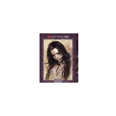PUZZLE VICTORIA FRANCES, DARK ROSE 1000  HEYE 29430