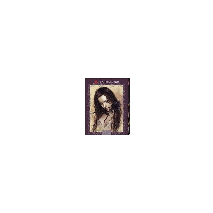 PUZZLE VICTORIA FRANCES, DARK ROSE 1000  HEYE 29430