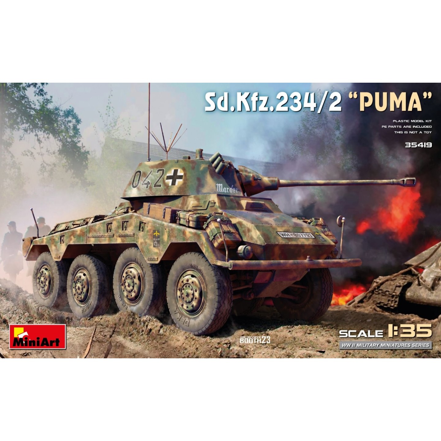 SD.KFZ.234/2 PUMA" MINIART"