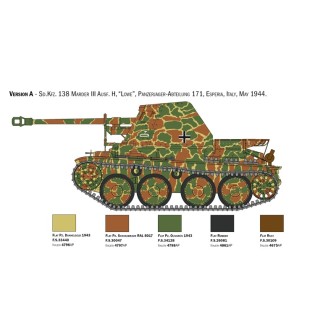 MARDER III Ausf. H Sd. Kfz 138 ITALERI 6566 ESCALA 1/35