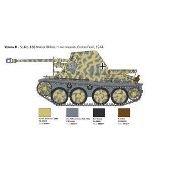 MARDER III Ausf. H Sd. Kfz 138 ITALERI 6566 ESCALA 1/35